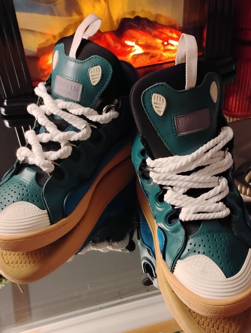 Lanvin Curb Sneakers By Luxury Couture Fashion House Lanvin. Authentic. Men's 11
